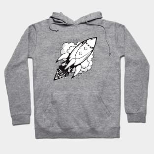 Rocketship Design Hoodie